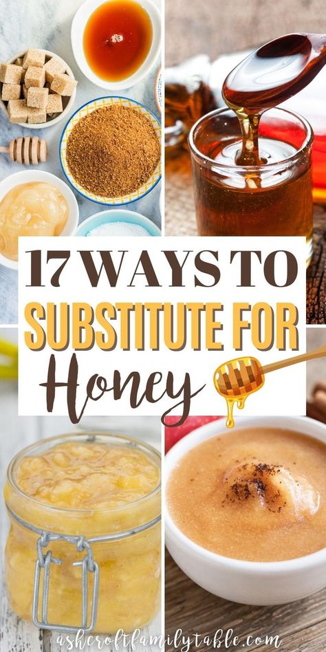 Substitute For Honey In A Recipe, Substitute For Honey, Recipes With Honey, Honey Substitute, Food Substitutions, Family Table, Honey Recipes, Vegan Options, Italian Seasoning