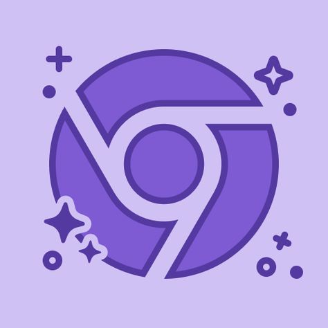 Kawaii App Icons Aesthetic Purple, Kuromi App Icons Purple, Purple Icons Aesthetic, Chrome App Icon, Chrome Icon, Purple App Icon, Purple Chrome, Chrome Apps, Dragon Wallpaper Iphone