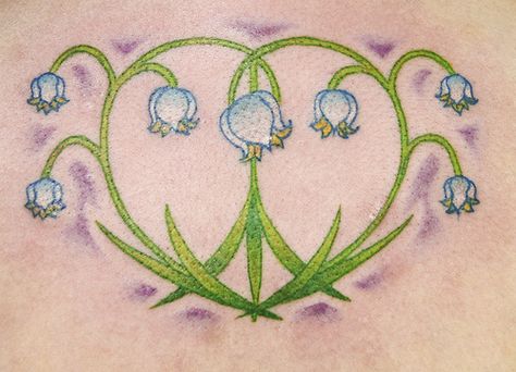 Tattoo ideas Tattoo Lily, Cute Disney Tattoos, Lily Of The Valley Tattoo, Peace Sign Tattoos, Valley Tattoo, Lily Of Valley, Peace Tattoos, Tribute Tattoos, Watercolor Tattoo Flower