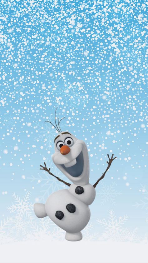 Snow Blue Wallpaper, Aesthetic Winter Wallpaper Iphone, Cute Winter Wallpapers Aesthetic, Cute Winter Wallpapers, Aesthetic Winter Wallpaper, 35 Aesthetic, Olaf Snow, Frozen Background, Snowman Wallpaper