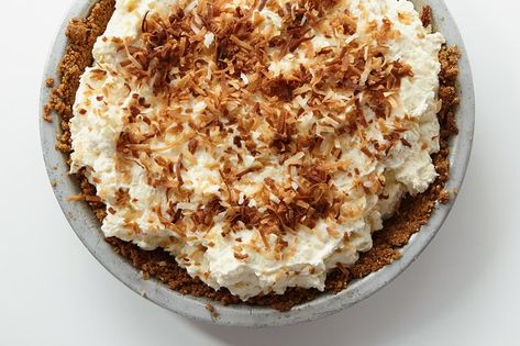 Coconut Rice Pudding Pie recipe | Epicurious.com Life Of Pie, Sesame Sticks, Epicurious Recipes, Coconut Rice Pudding, Dessert Pies, Cooking Jasmine Rice, Pudding Pie, Pudding Pies, Pie In The Sky