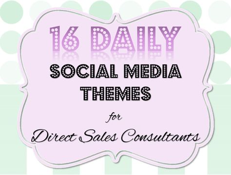 Daily themes make planning your posts easier, your fans can engage more and your posts are more searchable by using #hashtags. Social Media Themes, Younique Marketing, Direct Sales Tips, Mary Kay Marketing, Body Shop At Home, Direct Sales Business, Interactive Posts, Facebook Party, Marketing Flyers