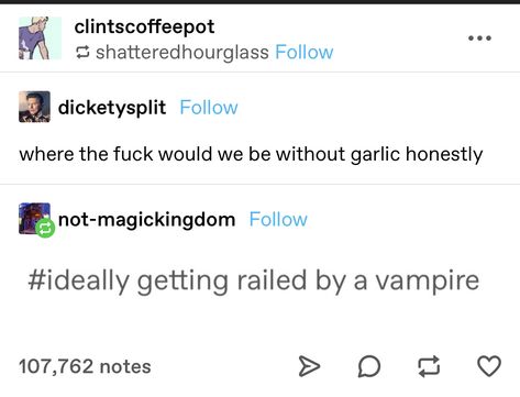 Vampire Text Post, Werewolf Tumblr, Vampire Tumblr, Vampire Stuff, Best Of Tumblr, Funny Text Posts, Interview With The Vampire, Silly Images, Text Posts