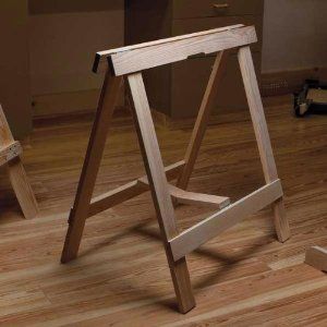 Amazon.com: Sawhorse Roundup - Woodworking Project Paper Plan: Home Improvement Sawhorse Table, Sawhorse Plans, Saw Horse Diy, Folding Sawhorse, Stool Woodworking Plans, Saw Horses, Saw Horse, Woodworking Shows, Assembly Table