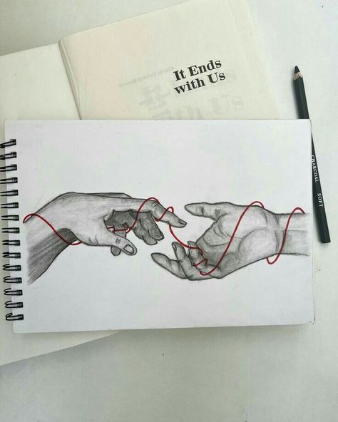 Future Soulmate, Soulmate Sketch, Find Your Soulmate, Meaningful Drawings, Art Tools Drawing, Next Tattoo, Red String, Easy Drawings Sketches, Art Diary