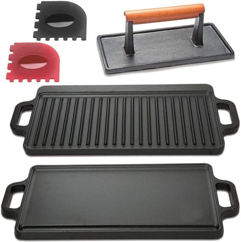 Stove Top Griddle, Pancake Griddle, Stove Top Grill, Grill Press, Flat Top Griddle, Iron Grill, Cast Iron Griddle, Seasoning Cast Iron, Grilling Sides