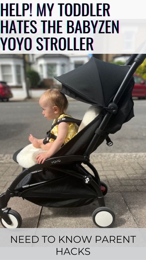 A baby girl sits upright in a babyzen yoyo stroller Yoyo Stroller Travel, Babyzen Yoyo Stroller, Stroller Hacks, Stroller Board, Parent Hacks, Yoyo Stroller, 8 Month Baby, Babyzen Yoyo, Best Car Seats