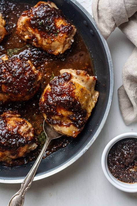 Chicken With Fig Sauce, Fig Jam Chicken Recipes, Chicken And Figs Recipe, Fig Chicken, Dinner Planning Weekly, Real Food Meal Plan, 100 Days Of Real Food, Slow Cooker Baking, Lunch Planning