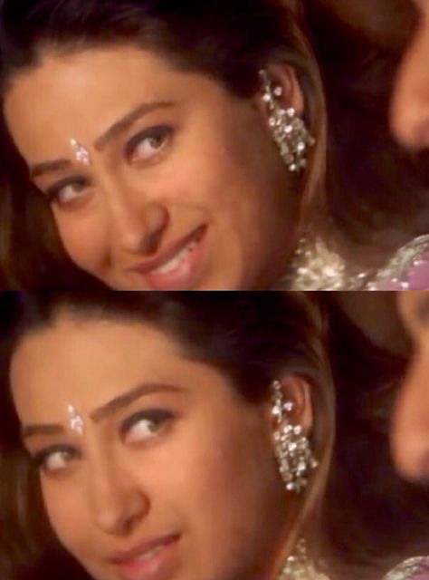 Karisma Kapoor in Hum Saath Saath Hain Karisma Kapoor Hum Saath Saath Hain, Hum Saath Saath Hain, Bling Makeup, Charmy Kaur, Karisma Kapoor, Bollywood Dress, National Film Awards, Indian Fashion Saree, Madhuri Dixit