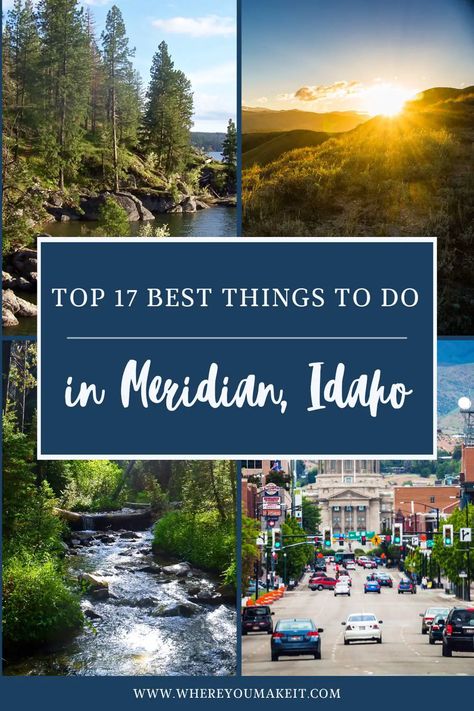 When looking for a fun family destination, Idaho might not be at the top of the list. Think again! The Treasure Valley area is booming with places to see. There are especially a ton of things to do in Meridian, Idaho. Whether you are visiting in the summer or winter or sometime in between, Meridian, Idaho, has the attractions and adventures you and your family crave. | #MeridianIdaho #familytime #attractions Visit Idaho, Idaho Travel, Fall Vacation, Meridian Idaho, Usa Trip, Fall Vacations, Twin Falls, Family Destinations, Think Again