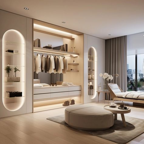 Walk In Wardrobe Ideas Master Bedrooms, Open Dressing Room, First Apartment Tips, Dress Room, Custom Closet Design, Dream Closet Design, Dresser Design, Luxury Closets Design, Modern Closet