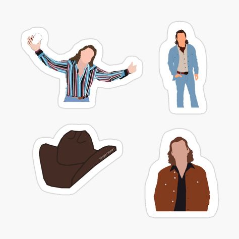 4 Pack Of Morgan Wallen Stickers Morgan Wallen Clipart, Morgan Wallen Stickers, Singer Stickers, Western Stickers, Western Wallpapers, Anniversary Gift Ideas For Him Boyfriend, Country Stickers, Country Lyrics Quotes, Western Clipart