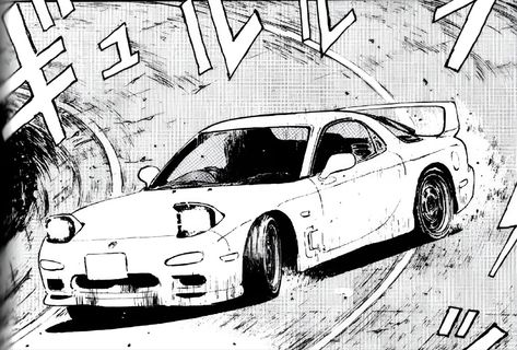 Car Manga, Rx7 Mazda, Alita Battle Angel Manga, Nissan Skyline R32, Initial D Car, Skyline R32, Japanese Sports Cars, Best Jdm Cars, Nissan Skyline Gt