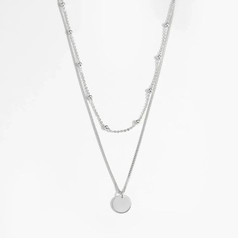 Showcase your personality with LOVCIA Choker Double Beads Chain Tag Coin 925 Sterling Silver Necklace. 🌟Unique pendants for every style at LOVCIA. Shop https://lovcia.com/products/lovcia-choker-double-beads-chain-tag-coin-925-sterling-silver-necklace-lv23sbne1160 . #Lovcia #LovciaJewelry #GiftsForWomen #PendantNecklaces #Necklaces #NecklacesForWomen #Women'sNecklaces #PersonalStyle #Pendants #JewelryForWomen #JewelryForGirls #GiftForHer #GiftForLove #LatestPendantStyle #PendantJewelry Beads Chain, Necklace Unique, Yellow Gold Chain, Necklace Online, Unique Pendant, Coin Necklace, Layered Necklace, Metal Material, Sterling Silver Necklace