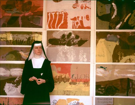 Corita Kent: the nun graphic designer who created “radical” protest art - Design Week Corita Kent, James Rosenquist, Claes Oldenburg, Protest Art, Diane Arbus, Jasper Johns, Beatles Songs, Spirited Art, Great Women