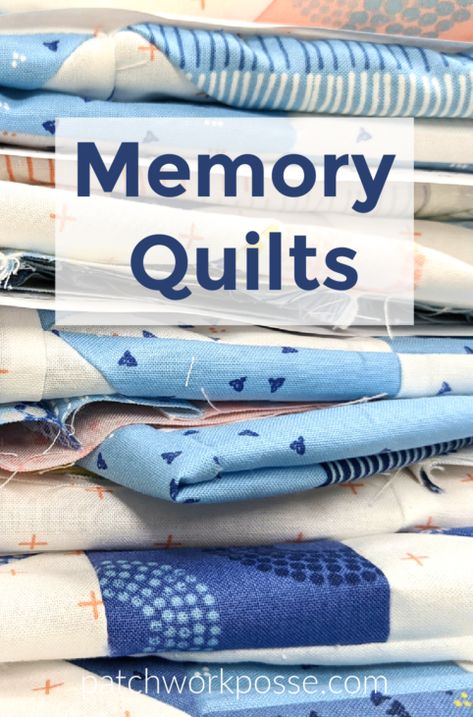 Memory Quilts: Everything You Need to Know 1 Memory Quilts From Clothes Men Patterns, Memory Quilts From Womens Clothes, Memorial Quilts From Clothes, Memory Quilt Patterns, Memory Quilts From Clothes Men, Memory Quilts From Clothes, Memory Quilt Ideas, Memorial Blankets, Memory Clothes