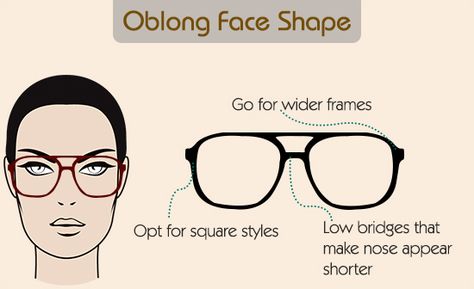 A Visual Guide to Choose Eyeglass Frames for Your Face Shape Glasses For Oblong Face, Glasses For Long Faces, Oblong Face, Oblong Face Shape, Glasses For Face Shape, Glasses For Your Face Shape, Glasses Trends, Face Shape Hairstyles, Diamond Face Shape