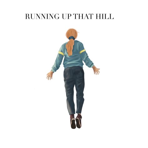 Stranger Things Running Up The Hill, Running Up The Hill Stranger Things, Stranger Things Drawings, Running Up The Hill, Stranger Things Tattoo, Drawing Hacks, Indie Movie Posters, Stranger Things Max, Stranger Things Characters