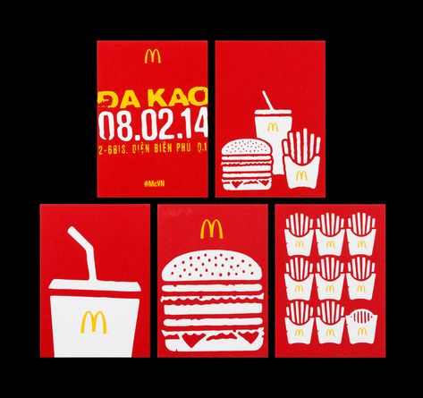 McDonalds Vietnam on Behance Package Design Inspiration, 포트폴리오 레이아웃, Andre The Giant, Fast Food Chains, Unique Names, Logo Food, Waiting In Line, Creativity And Innovation, Global Brands