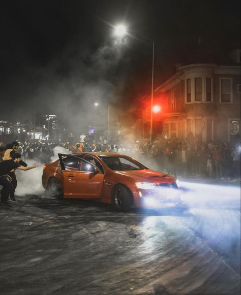 Sideshows Cars, Illegal Street Racing Aesthetic, Takeovers Cars, Car Meets, Charger Srt8, Midnight Club, Mopar Or No Car, Street Racing Cars, Night Vibes