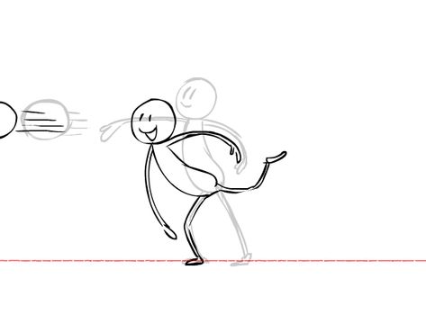 How to Animate a Character Throwing a Ball Animation Drawing Sketches, Movement Drawing, Learn Animation, Character Design Tutorial, Ball Drawing, Chara Design, Animation Art Sketches, Animation Sketches, Animation Tutorial