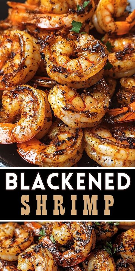 This Quick & Easy Blackened Shrimp recipe is bursting with bold spices and comes together in just 15 minutes! 🦐 Whether you're meal prepping, hosting a dinner party, or need a quick weeknight dinner, this shrimp dish is sure to impress. 🌶️ Pair with your favorite side for a complete meal! Save this Pin for later & share with friends! 👇 💬 What will you serve with your Blackened Shrimp? Let me know in the comments! #BlackenedShrimp #QuickDinner #SeafoodRecipes #HealthyMeals #ShrimpLovers Blackened Shrimp Recipes, Shrimp Bowl Recipe, Grilled Shrimp Seasoning, Sauteed Shrimp Recipe, Precooked Shrimp Recipes, Quick Shrimp Recipes, Jumbo Shrimp Recipes, Broiled Shrimp, Shrimp Bbq Recipes