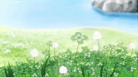 Anime Aesthetic Gif Loop, Anime Koi Fish Aesthetic, Plant Animation, Notion Background, Feels Aesthetic, Gif Banners, Dc Banner, Flowers And Water, Twitter Banners