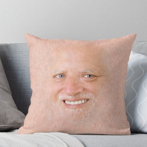 Hide The Pain Harold Throw Pillow Hide The Pain Harold, Funny White Elephant Gifts, Prank Ideas, Bad Gifts, Mermaid Cove, Funny Pillows, Goofy Pictures, White Elephant, Printed Throw Pillows