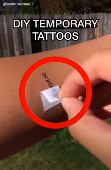 Temporary Tattoo At Home, Make Fake Tattoos, How To Do Tattoos, Tattoo At Home, Make Your Own Tattoo, Make Temporary Tattoo, Homemade Tattoos, Sharpie Tattoos, Hand Doodles