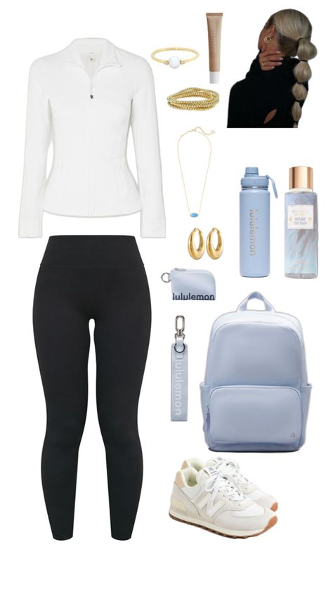 Back to school lululemon athletic outfit inspo Cute Lululemon Outfits For School, Athletic School Outfits, Cute Lululemon Outfits, Lululemon Outfit, Stylish Workout Clothes, Athletic Outfit, Simple Outfits For School, Lululemon Outfits, Back To School Outfit