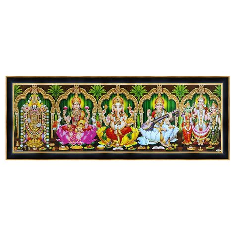 Excited to share the latest addition to my #etsy shop: 5-in-1 Hindu God Digital Photo Frame, Religious Wall Art, Personalized Gift For Hindu Friends 5 Hindu Gods In One Photo Frame, 5 Gods In One Photo, God Photo Frames For Pooja Room, God Photos Hindu, Devi Saraswati, Pray Daily, Standing Posture, God Goddess, Wall Art Personalized