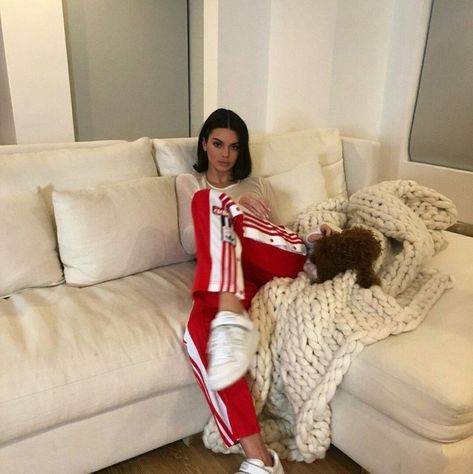 Two In One Adibreak Pants Trendalert SS18 Pants Outfit, Kendall Jenner, Adidas, Pants, Red, Instagram, Trousers