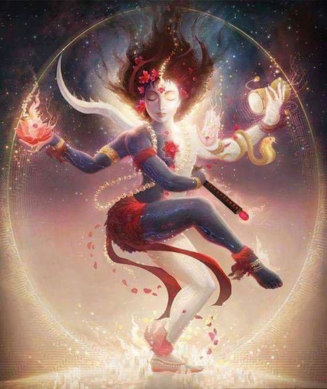 Shiva Shakti Dance Kali Goddess, Hinduism Art, Shiva Lord Wallpapers, Shiva Shakti, God Shiva, Shiva Art, Lord Shiva Painting, Goddess Art, Hindu Deities