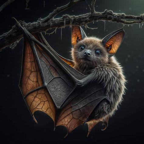 Jon Bat Painting Ideas, Bat Pictures, Bat Aesthetic, Greek Statues, Halloween Wallpaper Cute, Animal Illustration Art, Cute Animal Drawings, Animal Planet, Cute Creatures