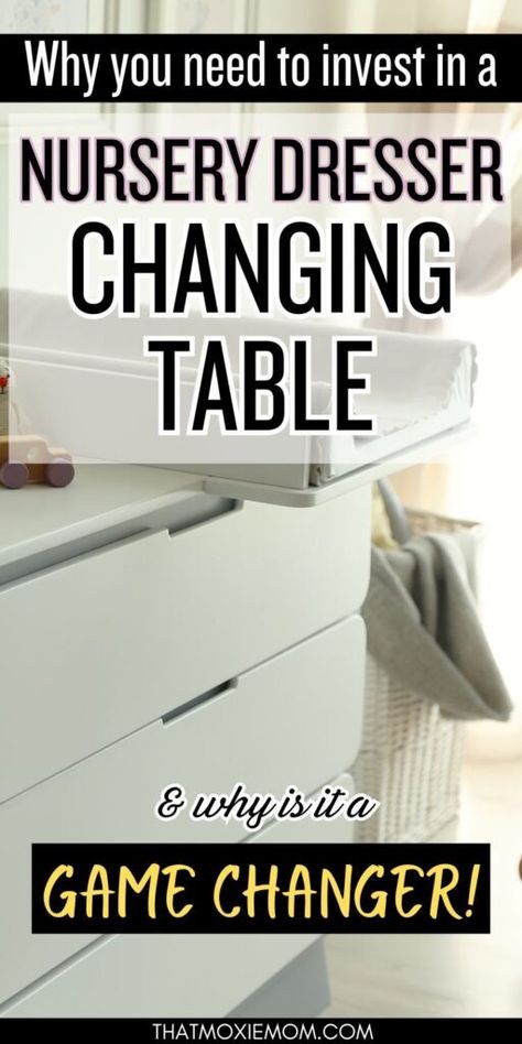 Investing in a nursery dresser changing table is a game changer Poodle Nursery, Nursery Dresser Changing Table, Best Changing Table, Dresser Changing Table, Changing Dresser, Diaper Station, Nursery Layout, Changing Unit, Baby Changing Station