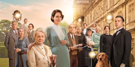 Downton Abbey 2 Poster Combines Upstairs & Downstairs Cast Downton Abbey A New Era, Downton Abbey Characters, Watch Downton Abbey, Rob James Collier, Downton Abbey Movie, Julian Fellowes, Dowager Countess, Downton Abbey Fashion, Highclere Castle