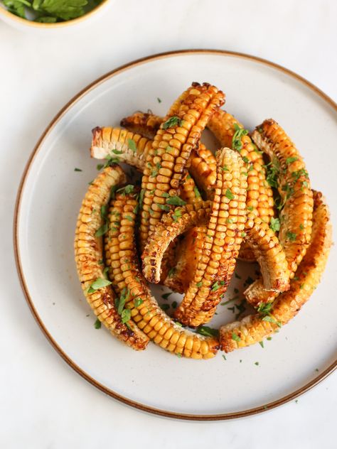 Sweetcorn Ribs with Miso Butter - Ceri Jones Chef Lime Butter, Butter Roll, Miso Butter, Healthy Veggies, Event Food, Food Trends, How To Eat Less, Smoked Paprika, Sweet And Salty