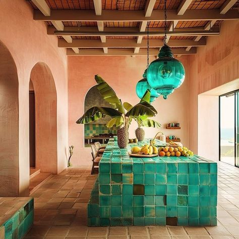 Colorful Home Aesthetic, Turkish Interior, Courtyard Villa, Merida Mexico, Colourful Design, Designer Outlet, Dream House Interior, House Goals, Dream House Decor