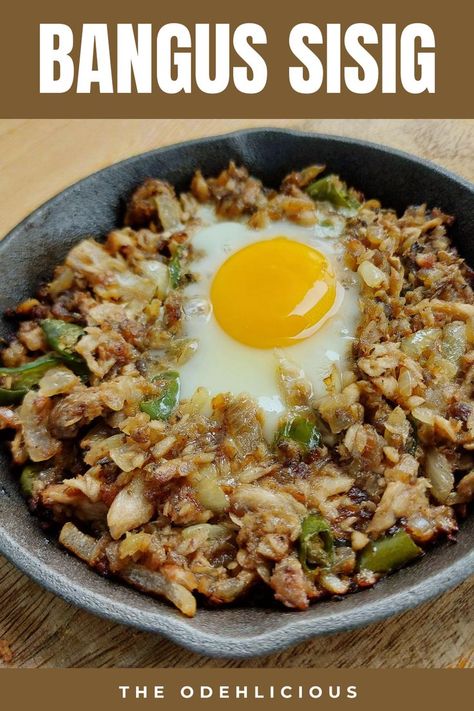 Bangus Sisig, Bangus Recipe, Sisig Recipe, Scrapbook Cookbook, Pork Sisig, Flake Recipes, Delicious Crockpot Recipes, Gluten Free Recipes For Dinner, Tasty Bites