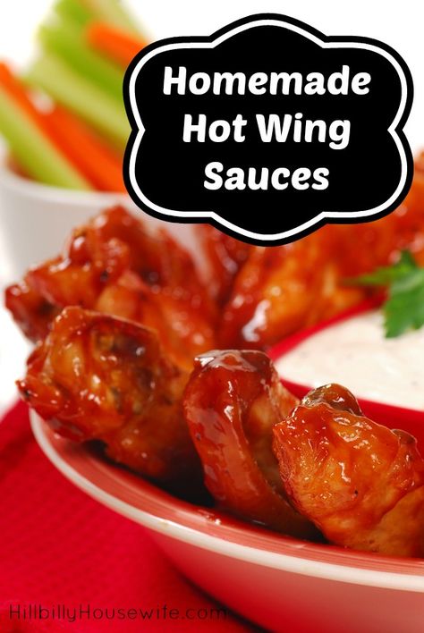 With the Superbowl right around the corner, I am sure that many of you will be making some sort of hot wings for appetizers during game day. I know in my home, we have tons of food on this day and it can get pretty expensive purchasing store bought wing sauces. Why not try making […] Homemade Hot Wings, Hot Wing Sauce Recipe, Hot Wing Sauce, Chicken Wing Sauce Recipes, Wing Sauces, Hot Wing Recipe, Hot Wing Sauces, Wing Sauce Recipes, Chicken Wing Sauces