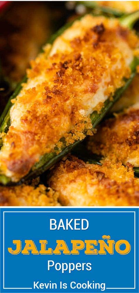 Baked Jalapeño Poppers, Baked Jalapeno Poppers, Stuffed Jalapeno Poppers, Jalapeno Poppers Recipe, Stuffed Jalapeno, Jalapeno Popper Recipes, Jalapeño Poppers, Poppers Recipe, Jalapeno Recipes