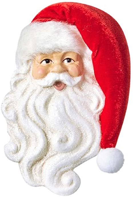 Amazon.com: RAZ Imports 6" Santa Claus Head Christmas Tree Ornament : Home & Kitchen Vintage Inspired Christmas Ornaments, Raz Imports Christmas, Santa Tree, Raz Imports, Vintage Inspired Christmas, Santa Head, Christmas Guide, Merry Christmas Santa, Santa Face