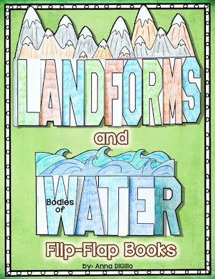 Water Kindergarten, Landforms Activities, Landforms And Bodies Of Water, Third Grade Social Studies, 3rd Grade Social Studies, Second Grade Science, 4th Grade Social Studies, Teaching Geography, Homeschool Geography