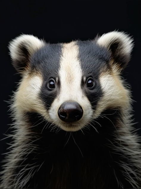 Animal Portrait Reference, Animals With Unique Markings, Wild Animals Photography Amazing Pictures National Geographic, Woodland Animal Photography, Animals Beautiful Photography, Animals And Their Homes Worksheets, Reference Photos Animals, Animal Portraits Photography, Badger Photography