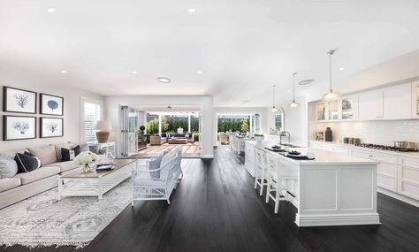 Hampton Style House, Hamptons House Interior, Hamptons Style Living Room, Hamptons Living Room, Hamptons Style Interior, Hamptons Style Decor, Hamptons Interior, Mcdonald Jones Homes, Hamptons Kitchen