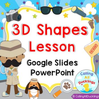 3D Shape PowerPoint and Google Slides lesson will teach your students how to name and describe 3D shape. I have included mini lesson and 4 digital games. This geometry lesson has examples of solid 3D shapes and real world images. The entire digital product is completely self-checking and provides i... 3d Shapes Kindergarten Activities, 3d Shapes Lesson, 3d Shapes Kindergarten, Shape Activities Kindergarten, Shapes Lessons, Geometry Lessons, Shapes Kindergarten, Powerpoint Free, Solid Shapes