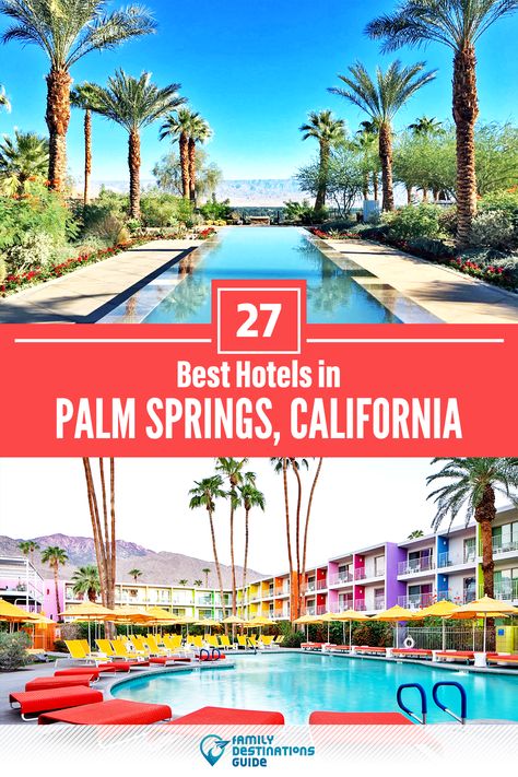 Best November Vacations, Palm Springs Resorts, Palm Springs Hotel, Palm Springs Hotels, Palm Spring, Palm Springs California, Family Destinations, Unique Hotels, Luxury Retreats