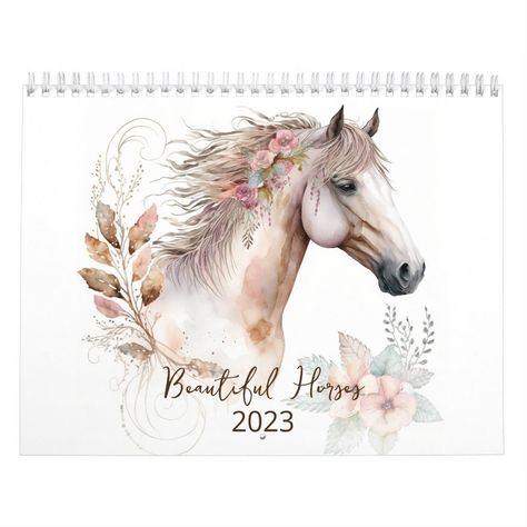 2023 Beautiful Horses Calendar Mexican Horse, Horse Calendar, Watercolor Calendar, Calendar Templates, Keep Track, White Horse, Beautiful Horses, Shirt Ideas, Sesame Street