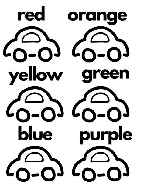 Free Car Color Practice Worksheet - arinsolangeathome Red Colour Objects For Preschool, Pré School Activities At Home, Printable Toddler Worksheets, Worksheets For 2 Yrs Old, Preschool Coloring Activities, Preschool Coloring Sheets Free Printable, Toddler Worksheets Printable Free, Free Toddler Printables, Pre K Worksheets Free Printables