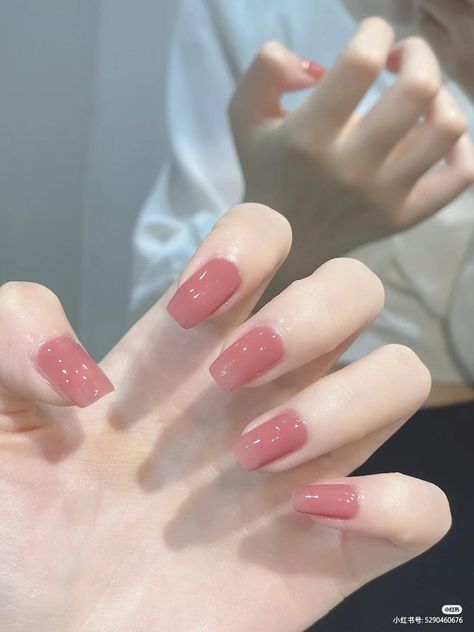 Classy Simple Nails Natural Looks, Female Anime Characters, Elegant Touch Nails, Boho Nails, Asian Nails, Hello Nails, Beauty Nails Design, Simple Gel Nails, Casual Nails